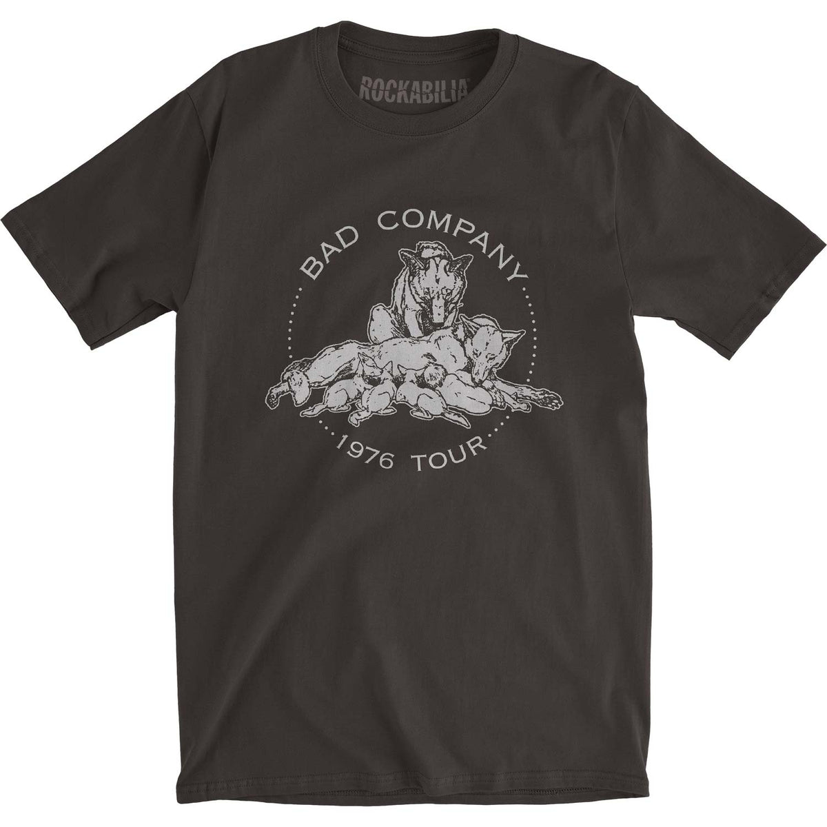 Bad Company 1976 Tour Slim Fit T-shirt Front