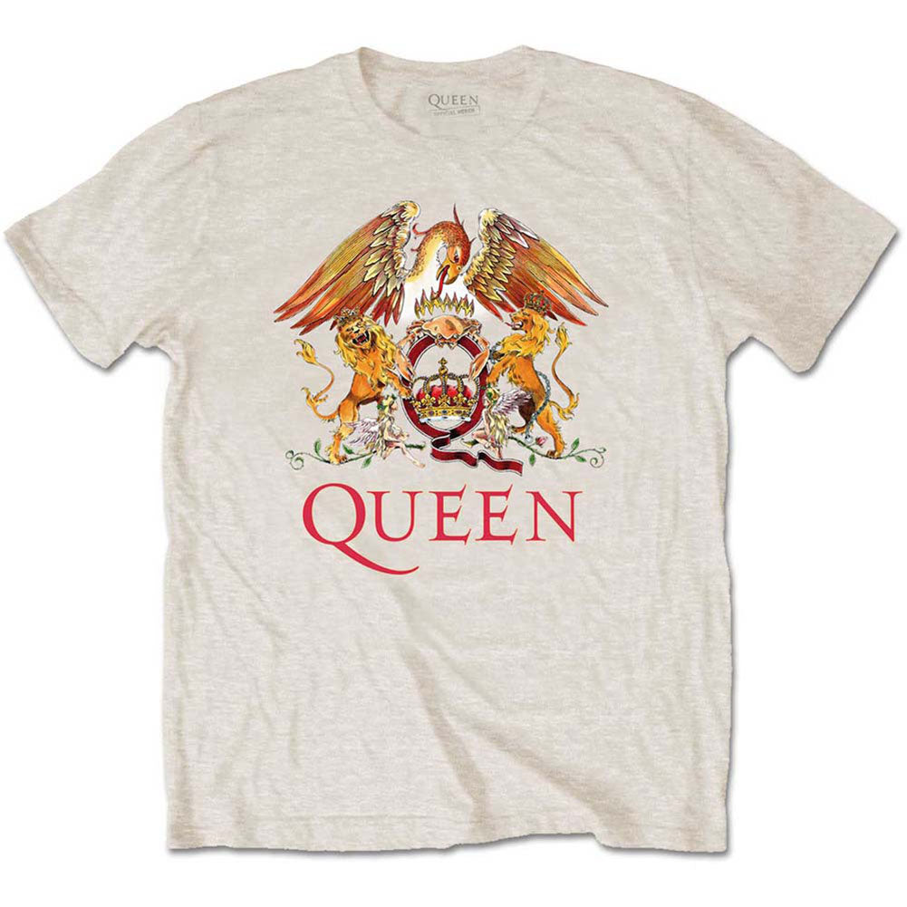 Queen Classic Crest Slim Fit T-shirt Front