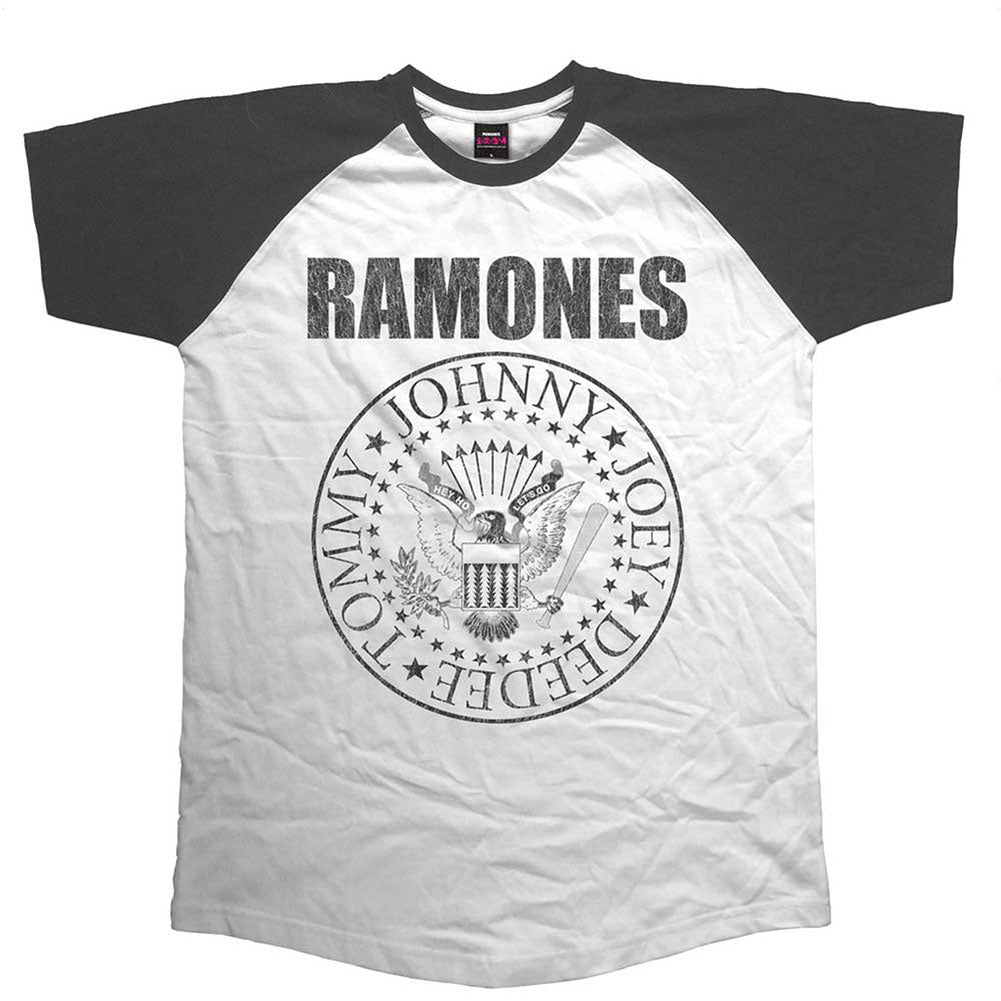 Ramones Presidential Seal Raglan Short Sleeve Front