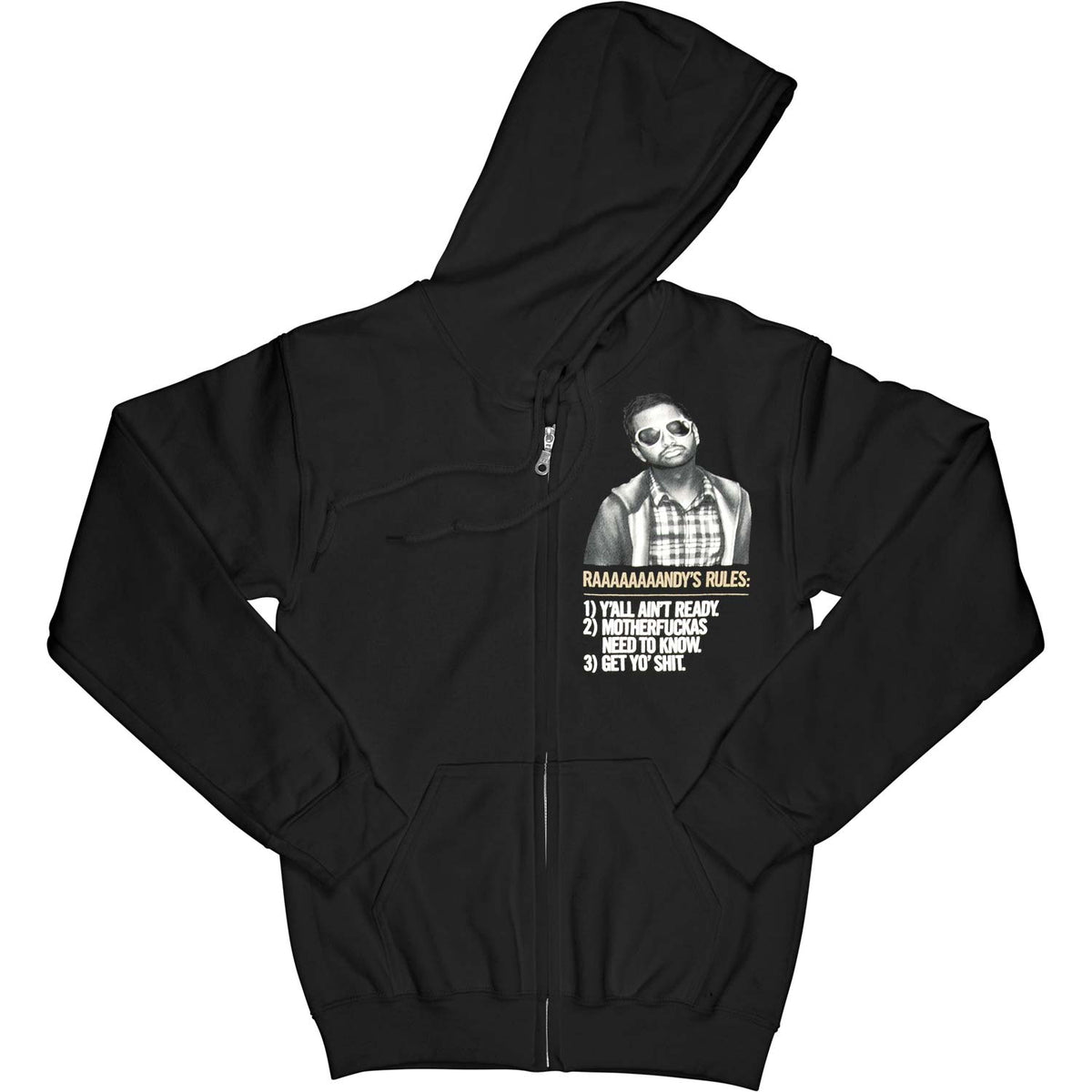 Aziz Ansari Hooded Sweatshirt Front