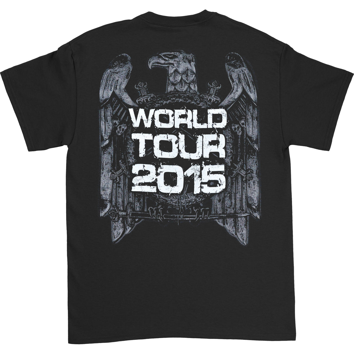 Slayer Nation 2014 Dates (Ex-Tour with Back Print) Slim Fit T-shirt Back