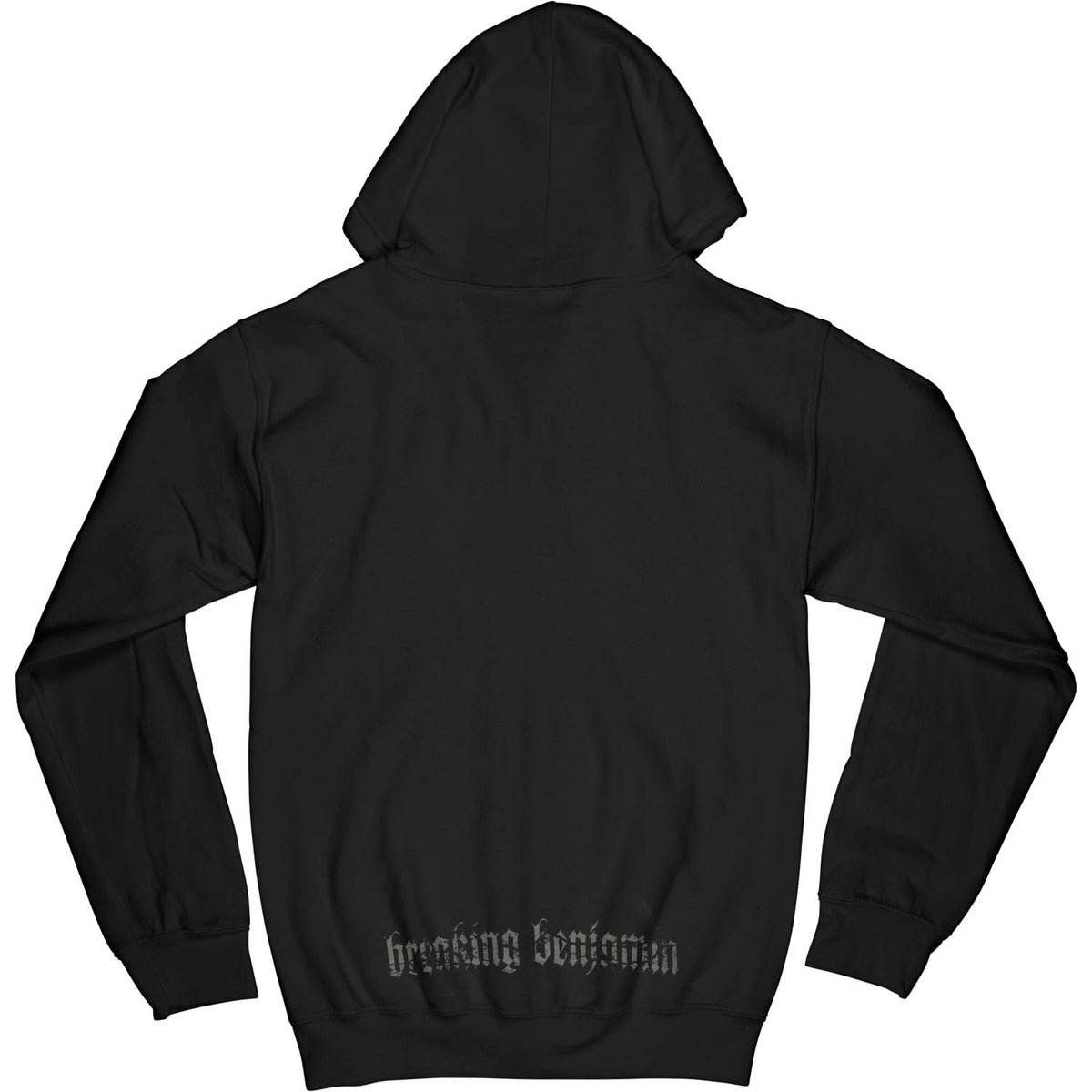 Breaking Benjamin Haggard Zippered Hooded Sweatshirt Back