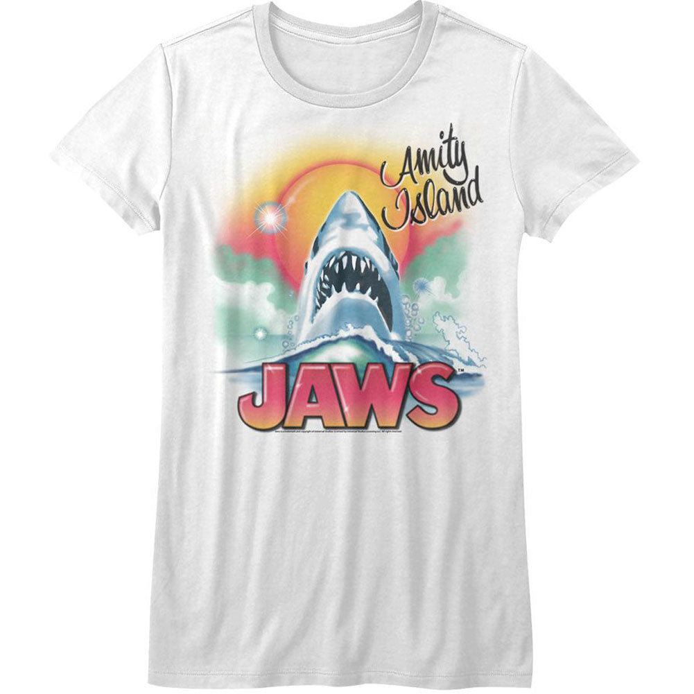 Jaws Beachy Airbrush Junior Top Front