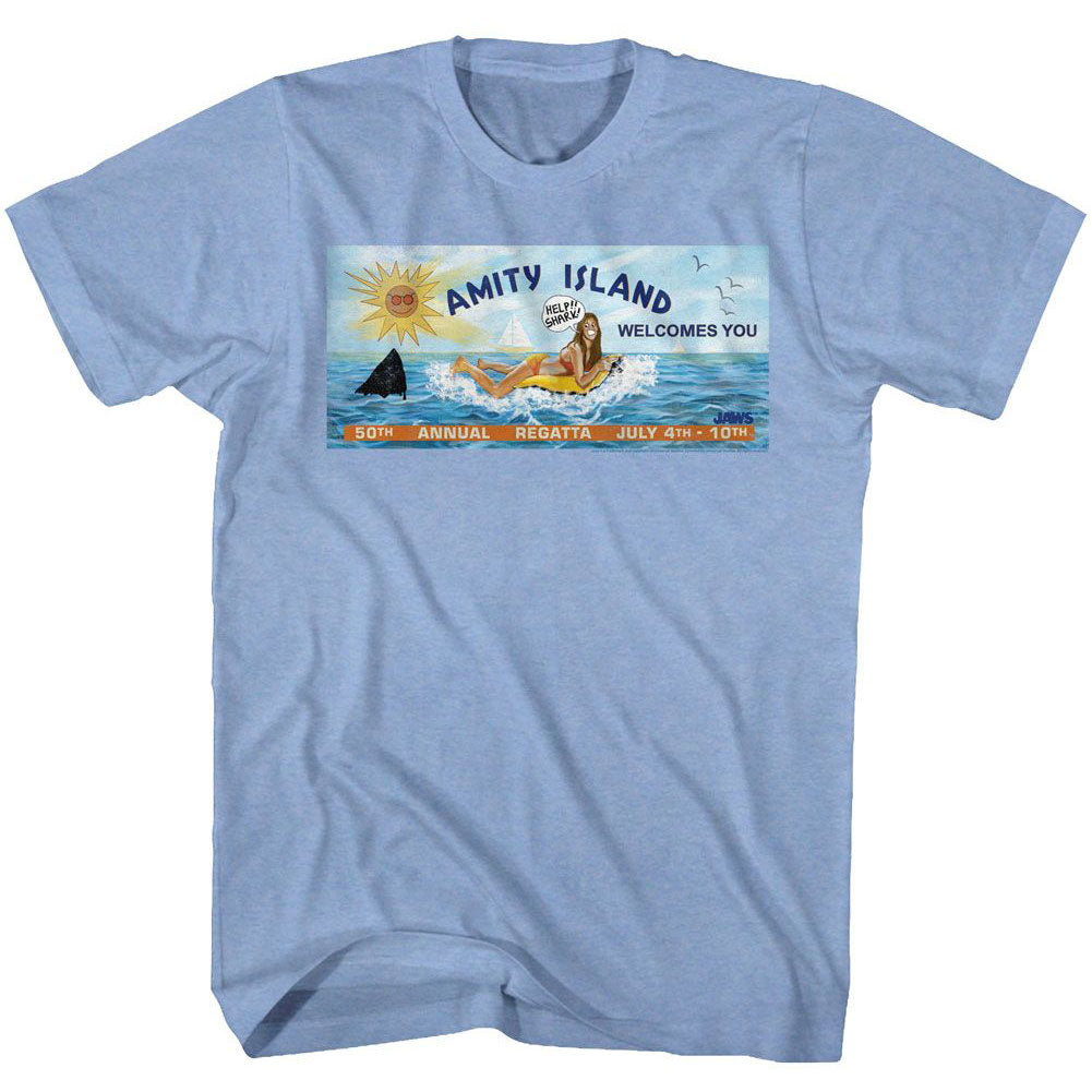 Jaws Billboard2 T-shirt Front