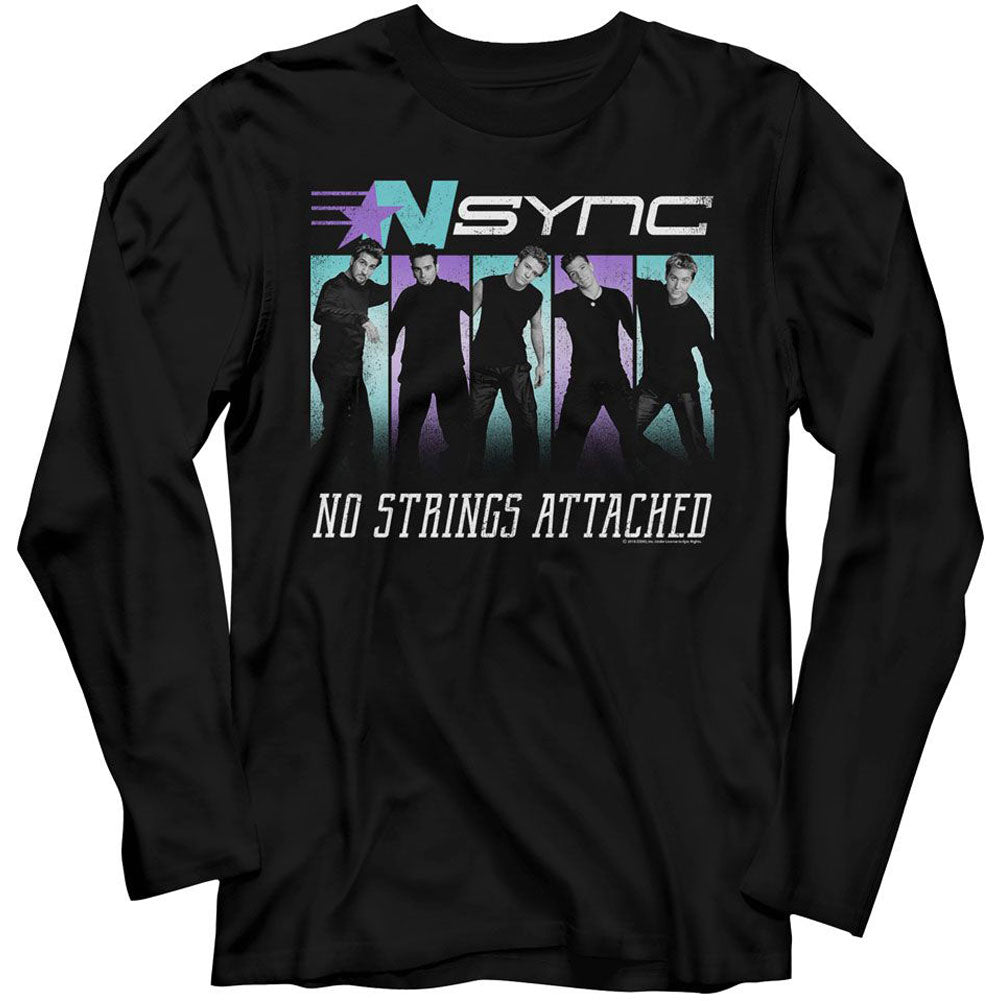 Nsync Blue Purple Long Sleeve Front