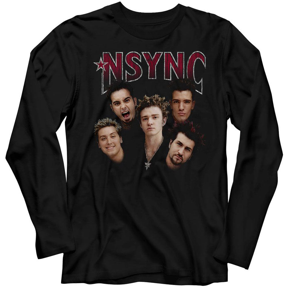 Nsync Group Shot Long Sleeve Front
