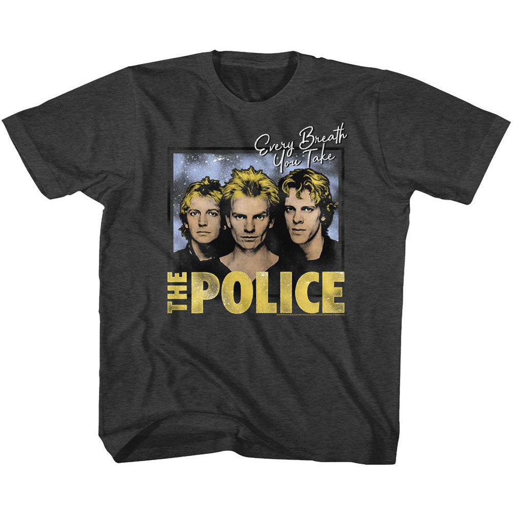 Police Every Breath Kids Childrens T-shirt Front