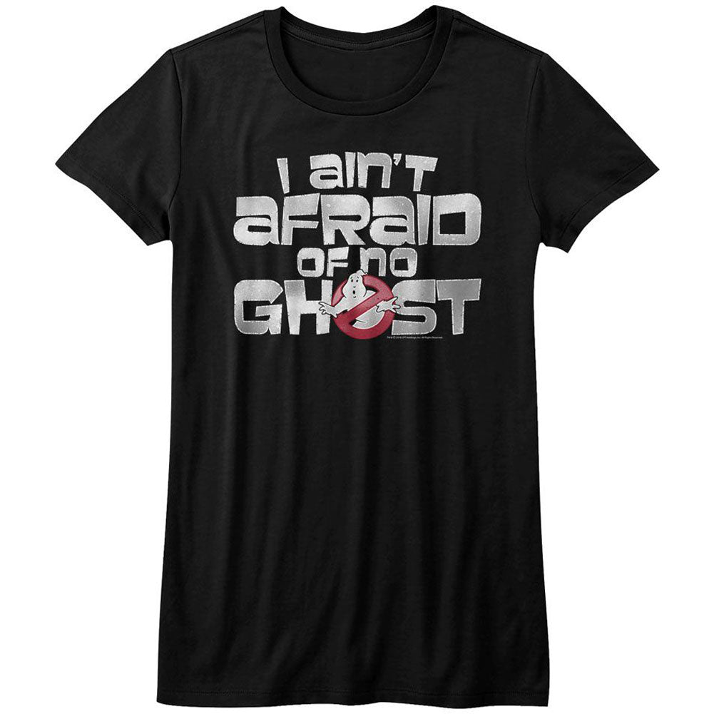 Ghostbusters Ain't Afraid Junior Top Front