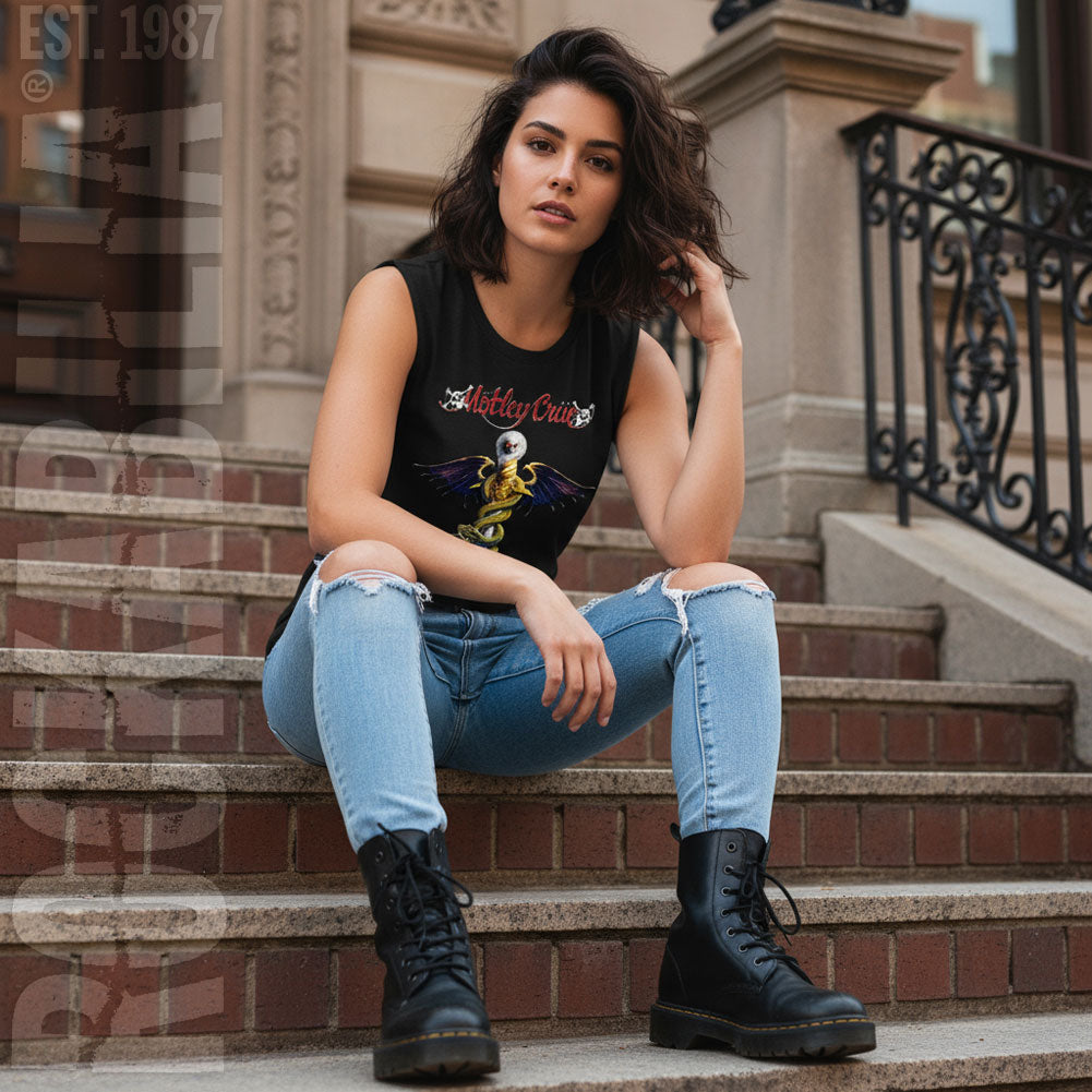 Motley Crue Dr Feel Good Womens Tank Alt 2