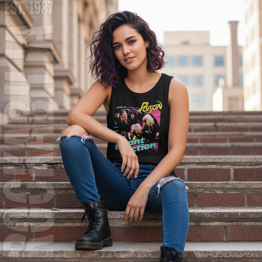 Poison Bright Action Womens Tank Alt 2