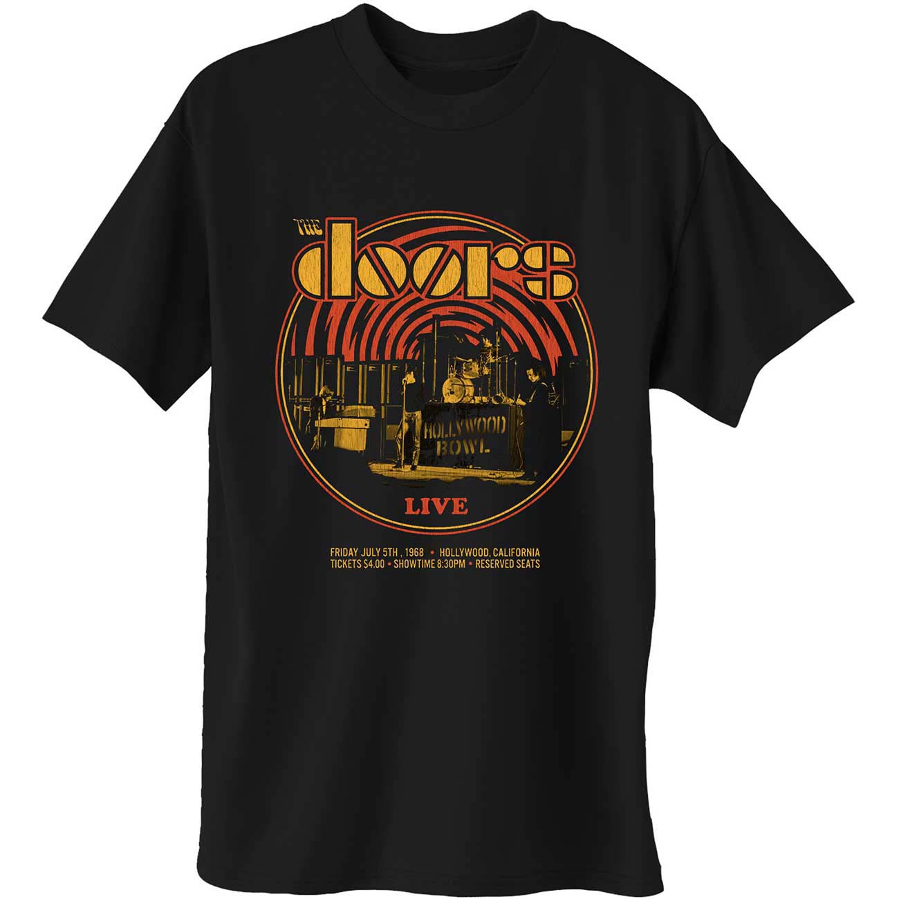 Doors 68 Retro Circle Slim Fit T-shirt Front