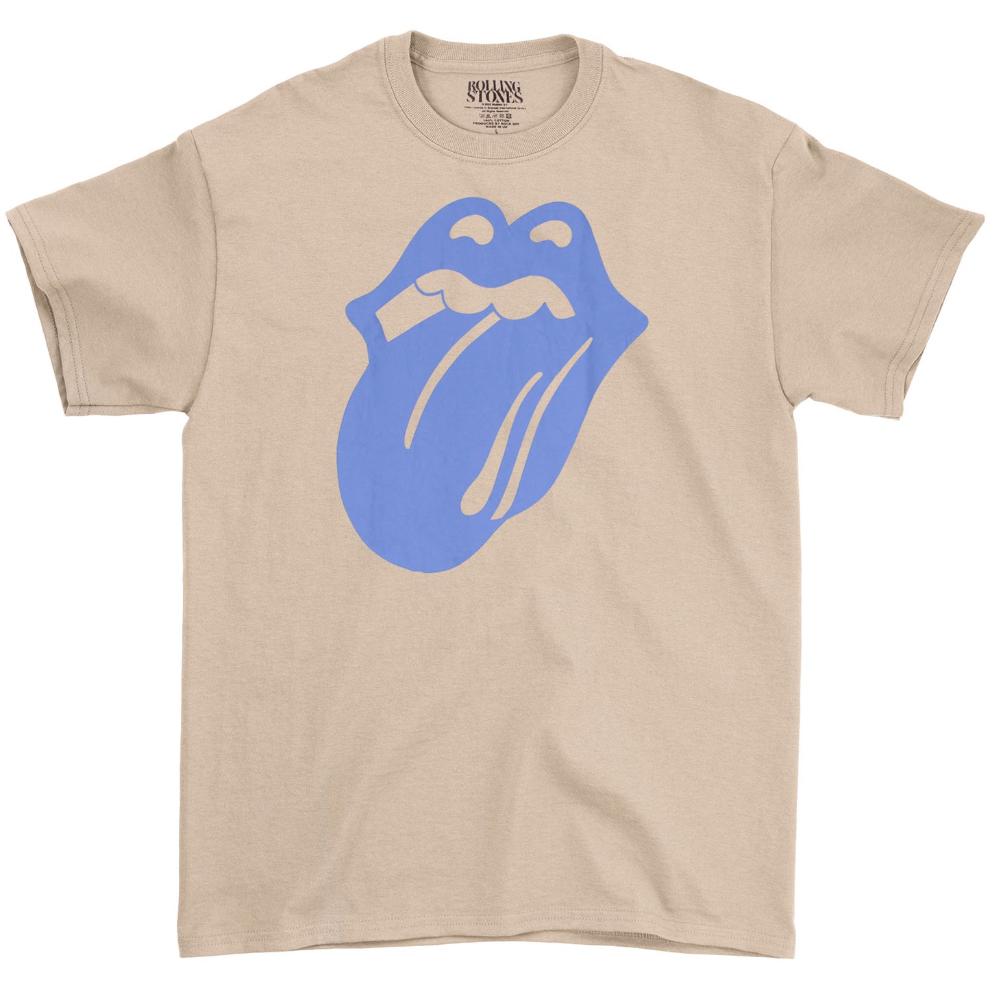 Rolling Stones Blue & Lonesome 1972 Logo Slim Fit T-shirt Front