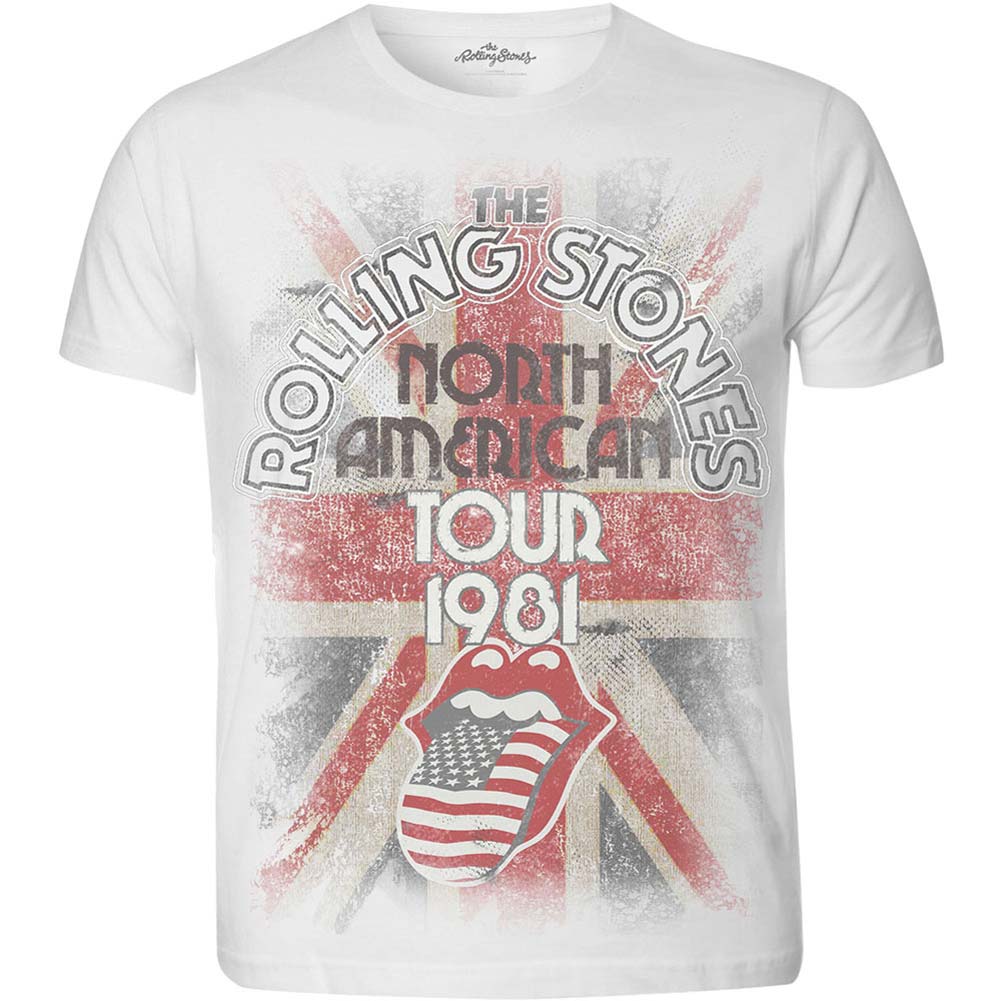 Rolling Stones North American Tour 1981 with Sublimation Printing Sublimation T-shirt Front