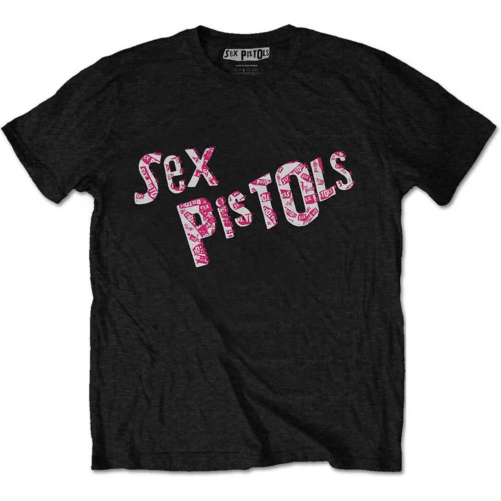 Sex Pistols Multi-Logo Slim Fit T-shirt Front