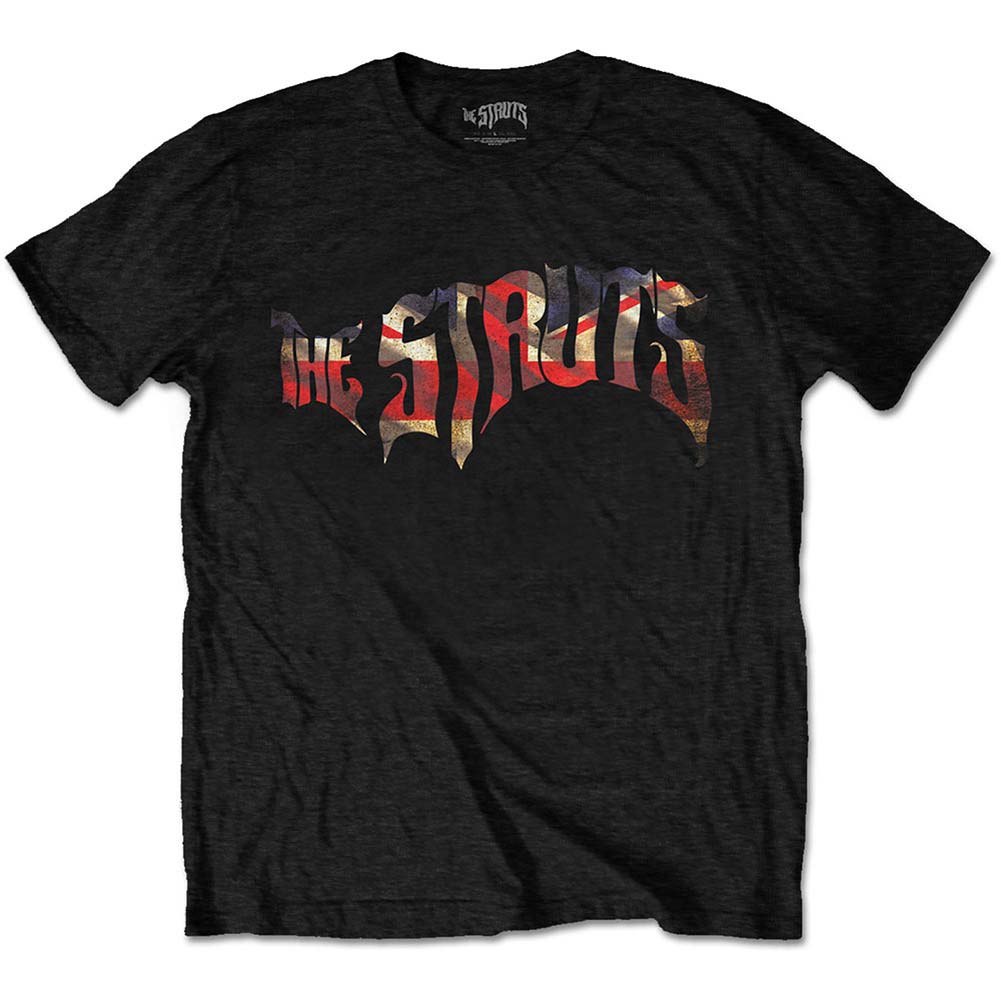 Struts Union Jack Logo Slim Fit T-shirt Front