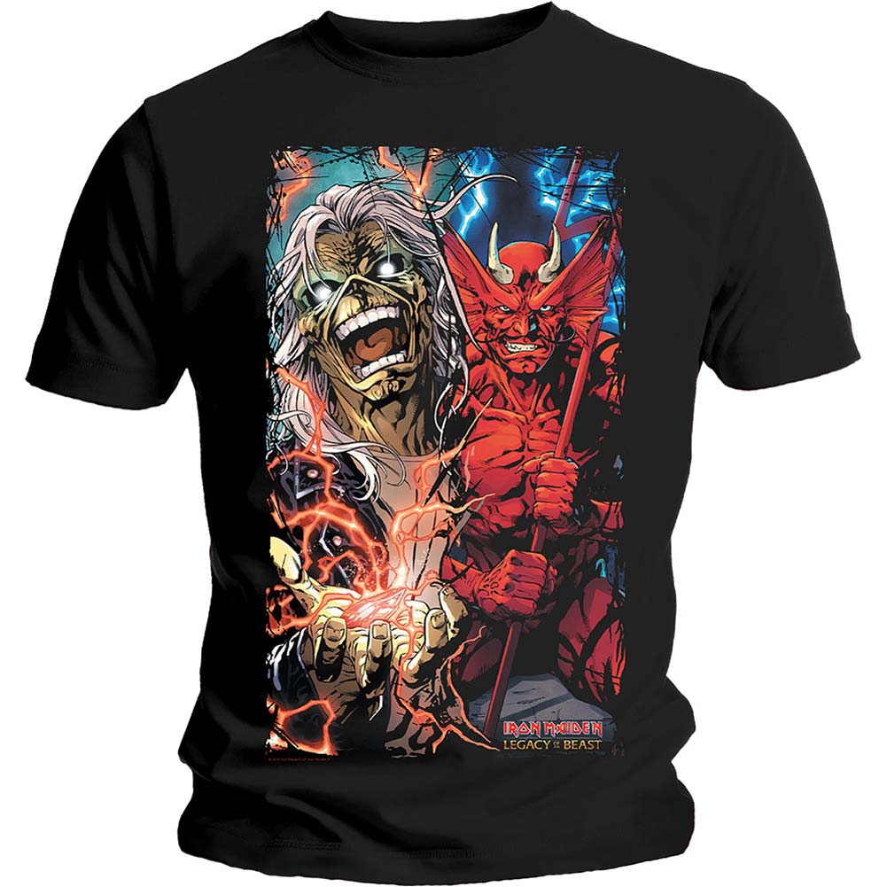 Iron Maiden Duality Slim Fit T-shirt Front