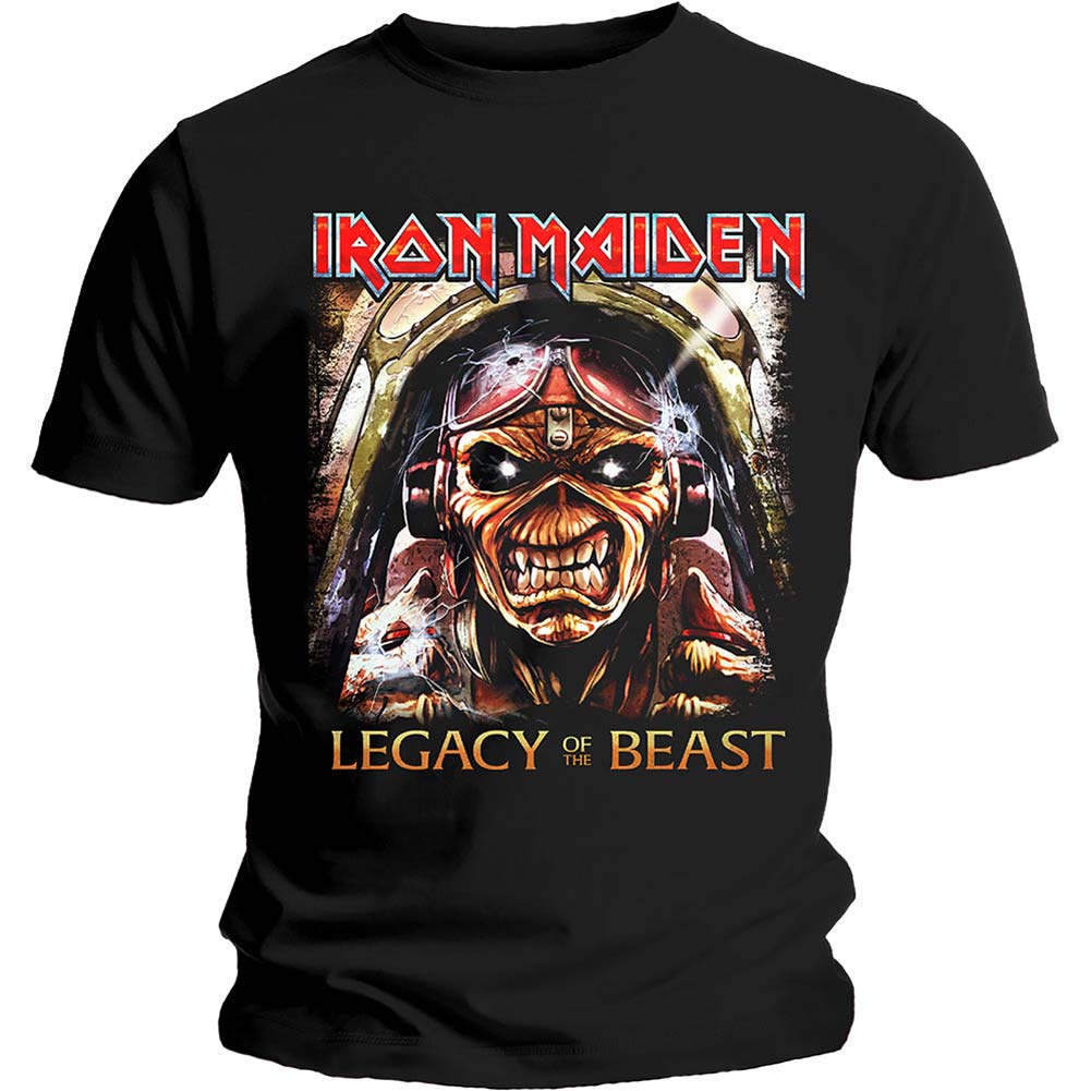 Iron Maiden Legacy Aces Slim Fit T-shirt Front