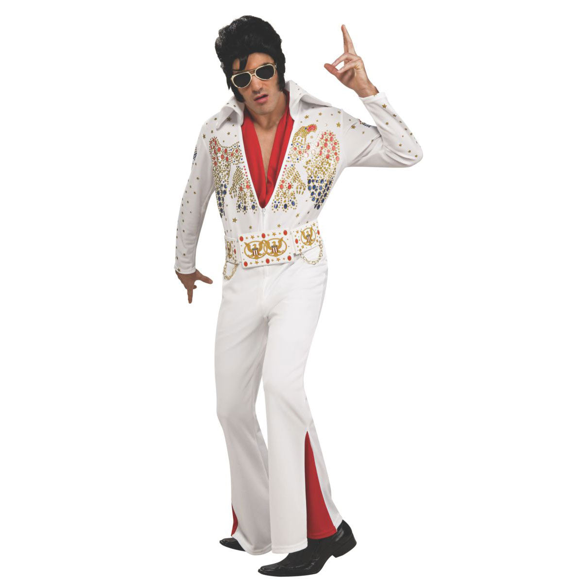 Eagle Jumpsuit Deluxe Adult Elvis Presley Costume Costume Front