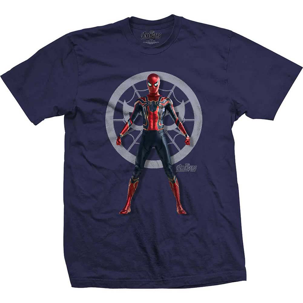 Avengers Infinity War Spider Character Slim Fit T-shirt Front