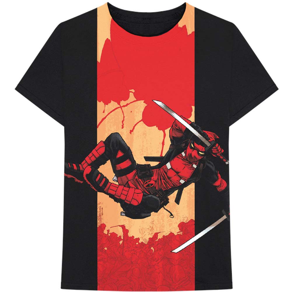 Deadpool Samurai Slim Fit T-shirt Front