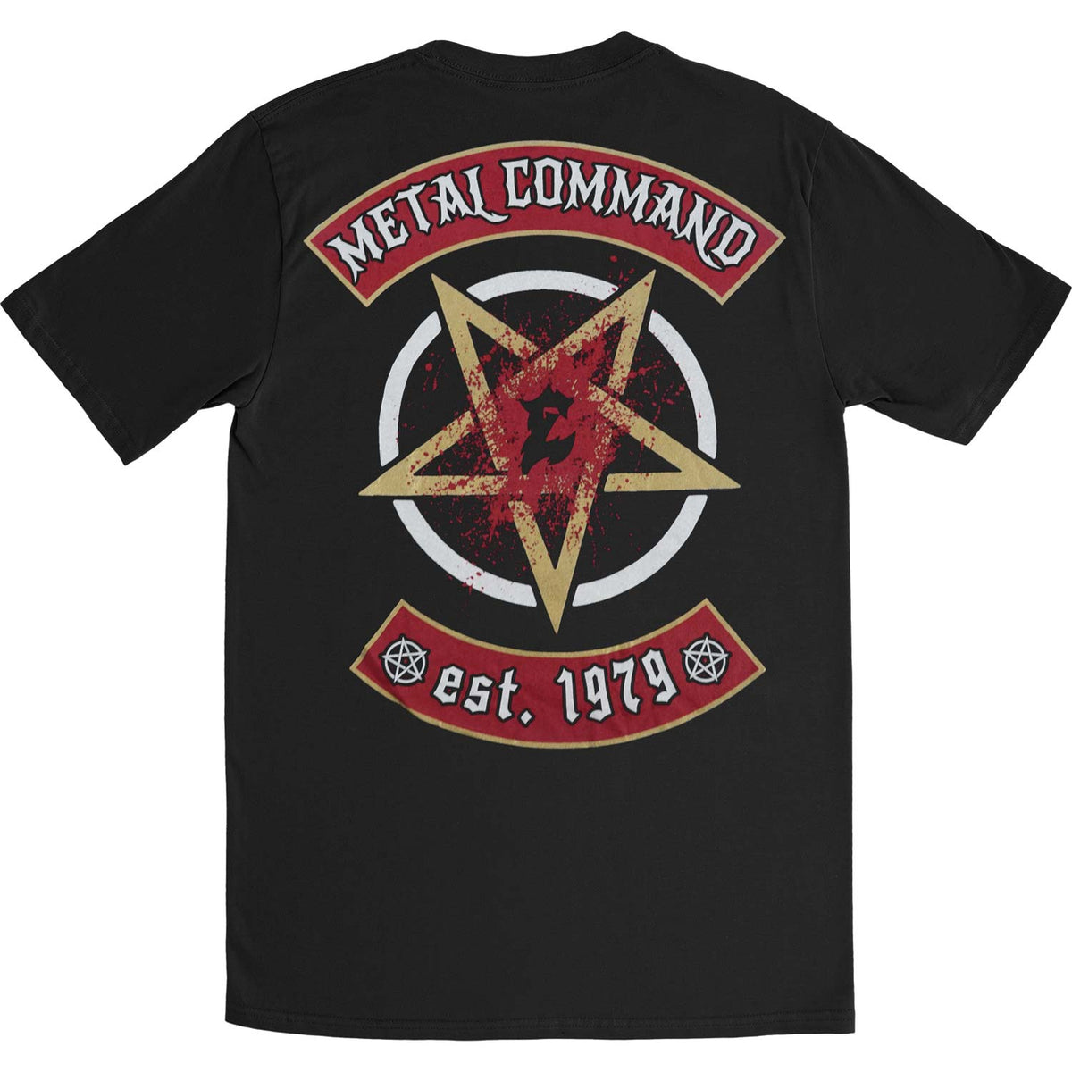 Exodus Metal Command Slim Fit T-shirt Back