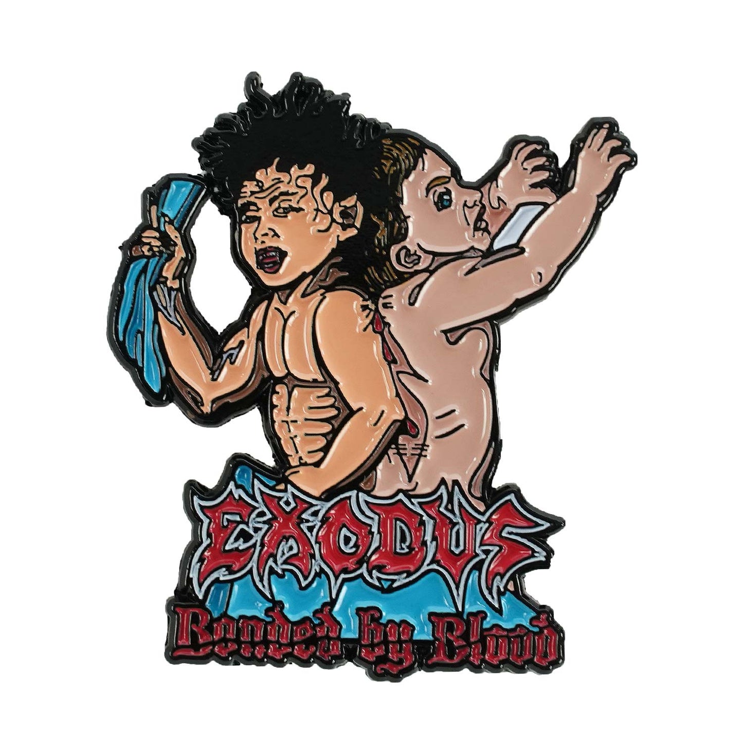 Exodus Bonded By Blood Enamel Pin Pewter Pin Badge