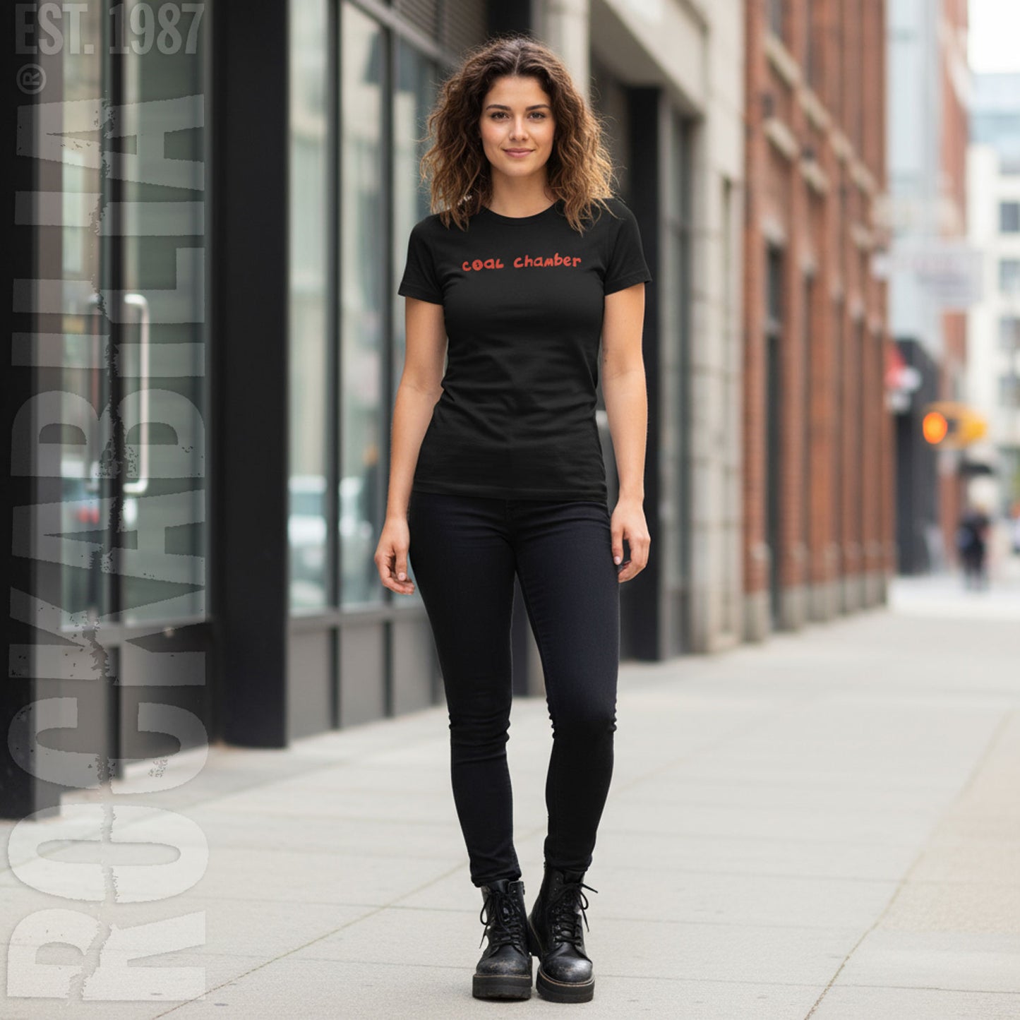 Orange Logo Junior Top