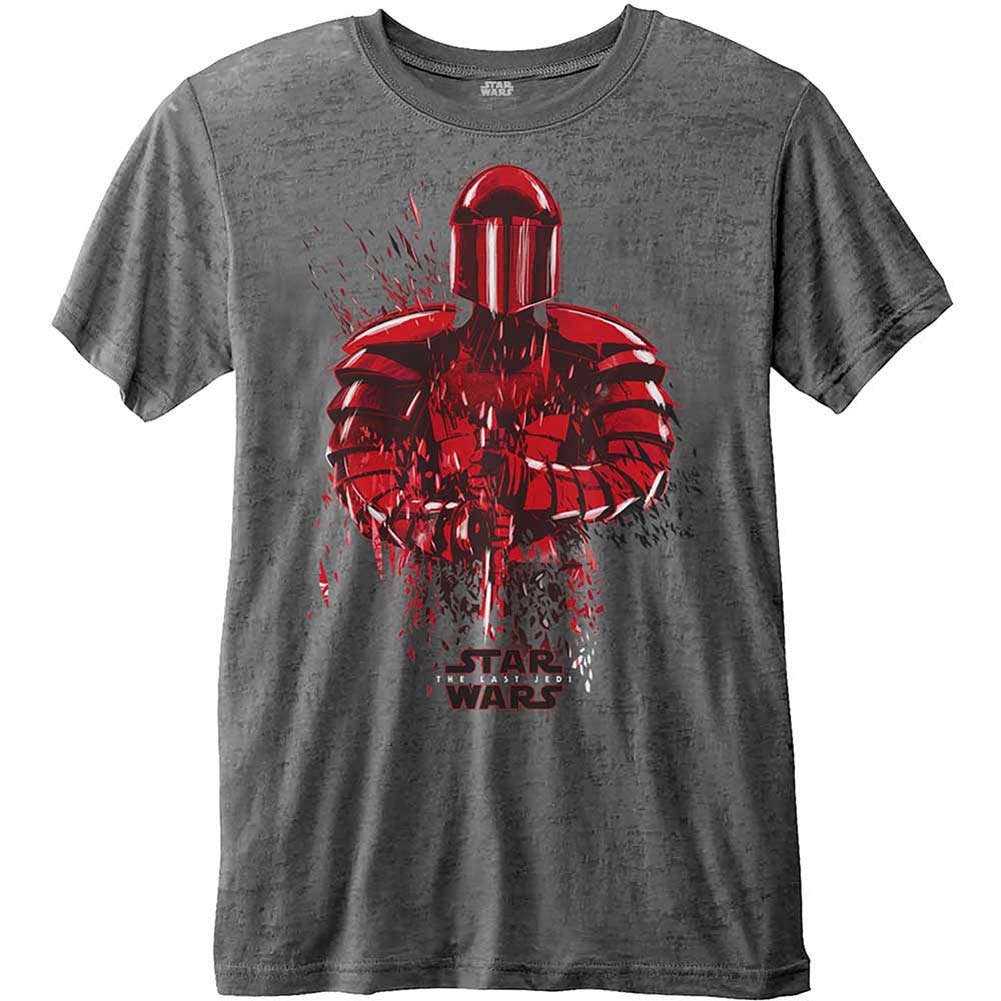 Star Wars Episode VIII Elite Guardian Plintered (Burn Out) Vintage T-shirt Front