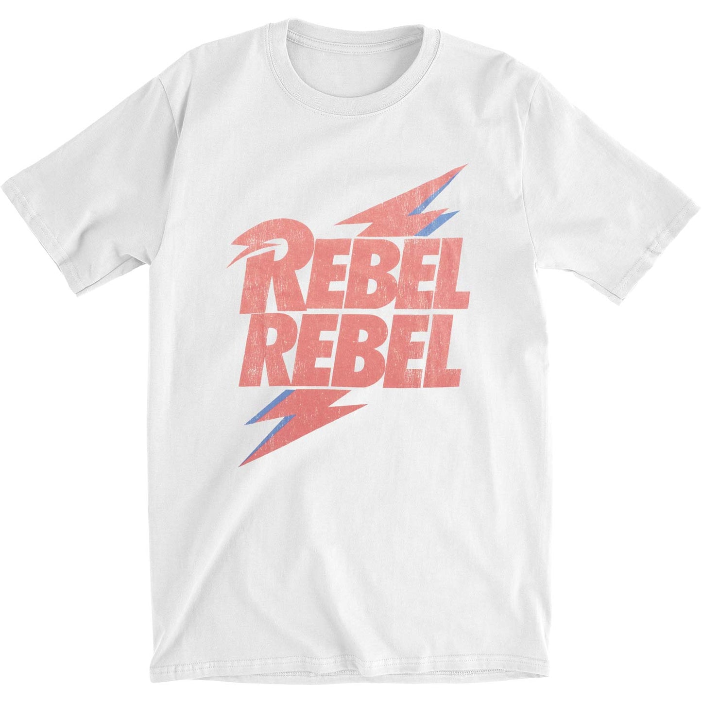 David Bowie Rebel Bolt Vintage T-shirt Front