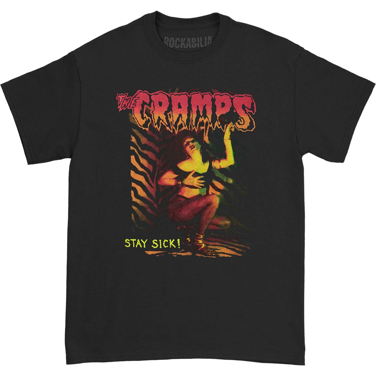 Cramps Stay Sick Slim Fit T-shirt Front