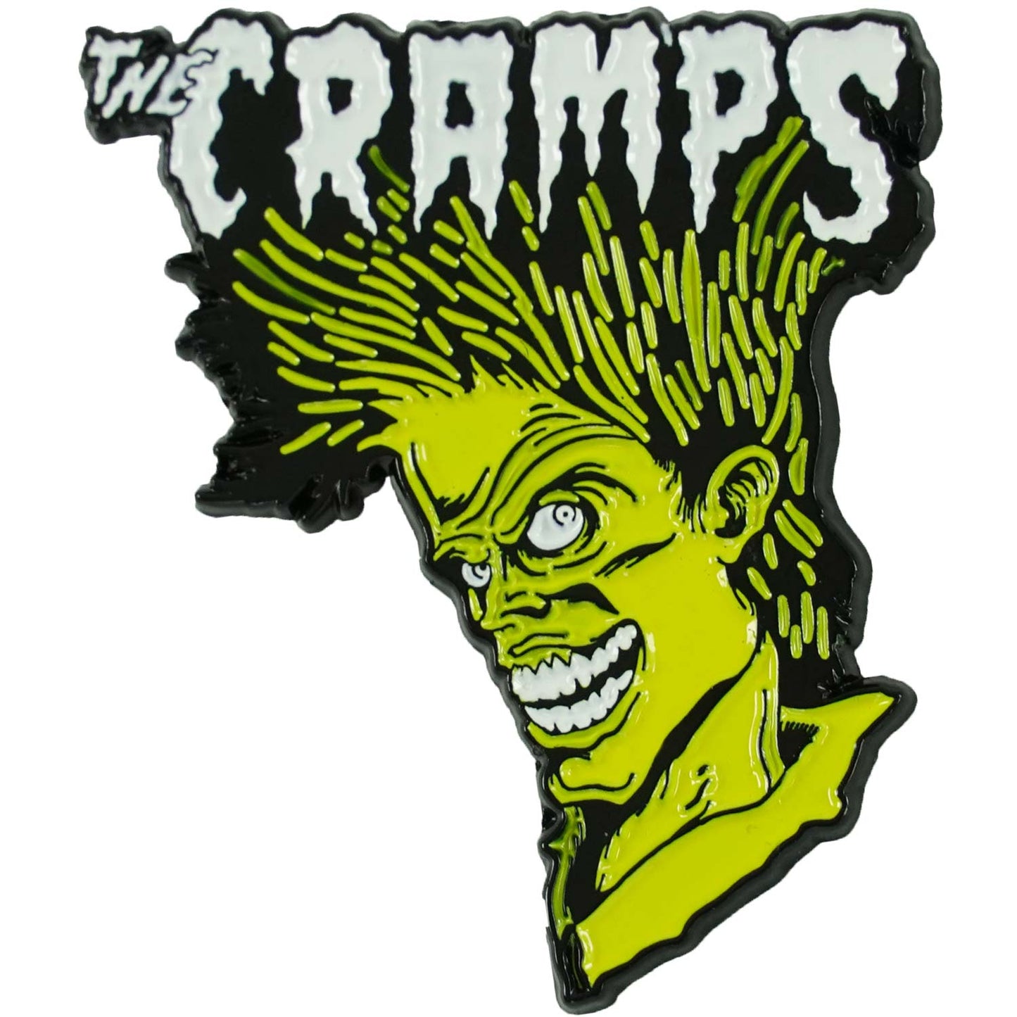 Cramps Bad Music Enamel Pin Pewter Pin Badge