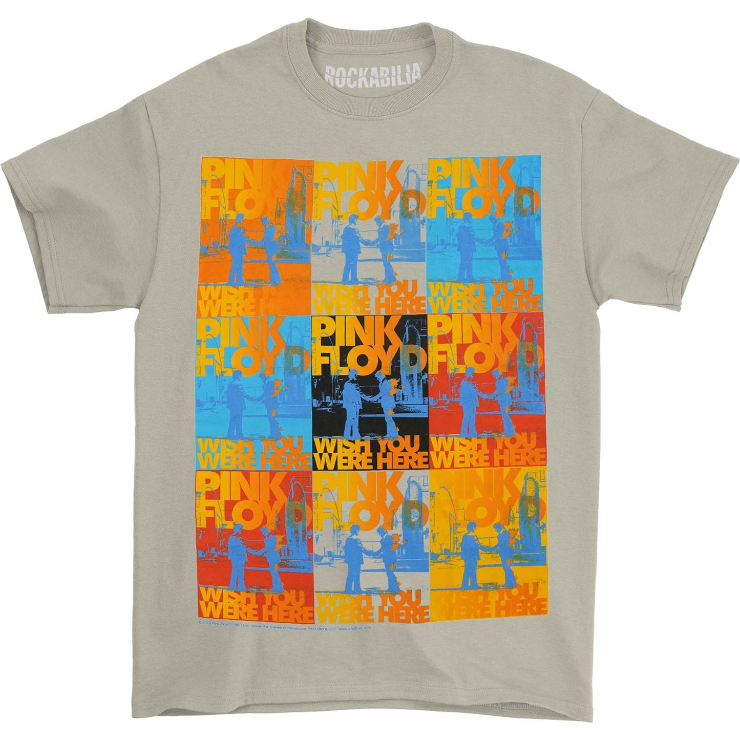 Pink Floyd Nine Handshaking T-shirt Front