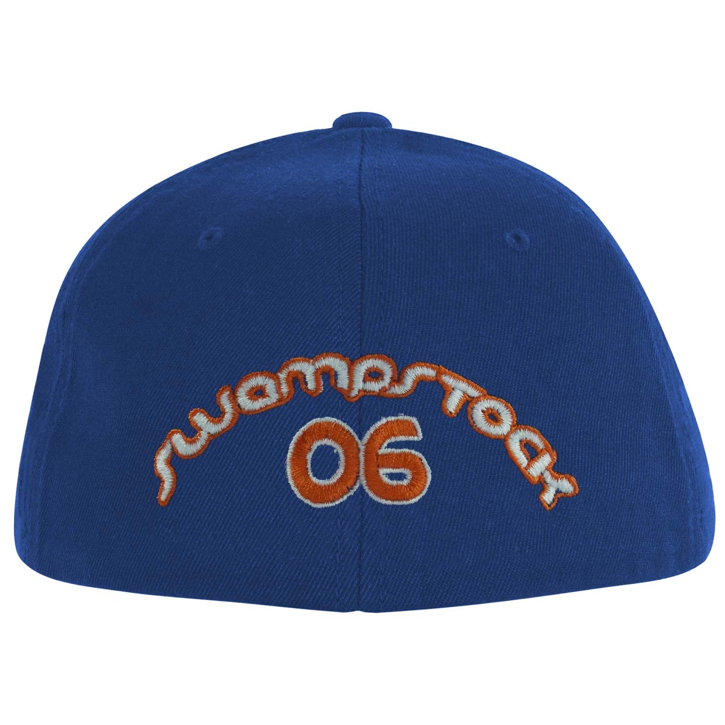 Swampstock Embroidered Blue, Orange & White SS Logo Baseball Cap Back