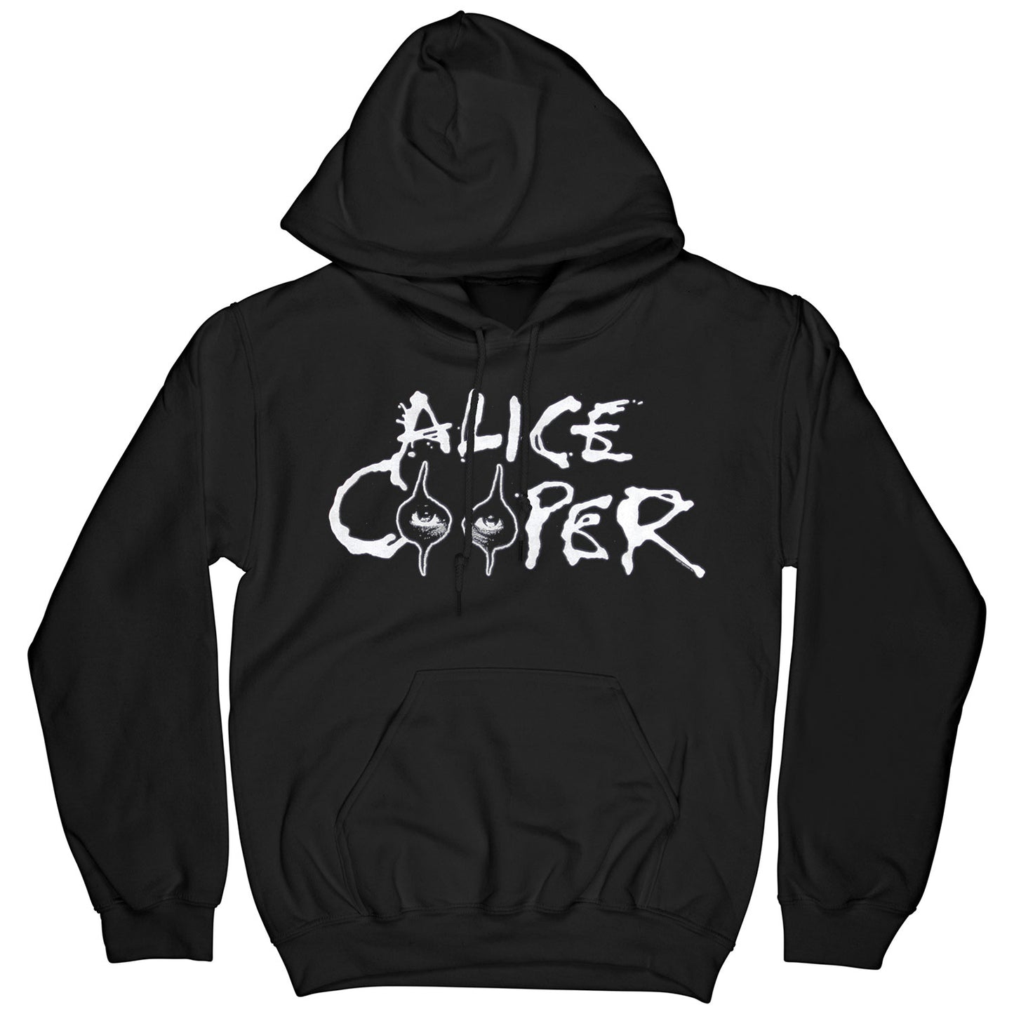 Alice Cooper Eyes Logo Hooded Sweatshirt Front