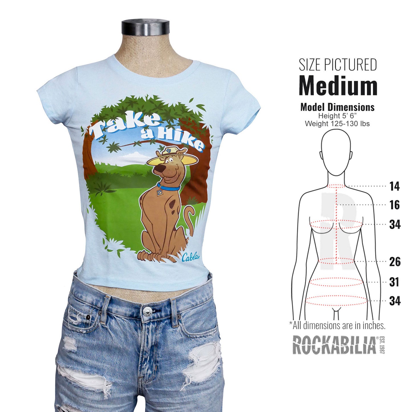 Scooby Doo Take a Hike Girls' T Junior Top Alt 3