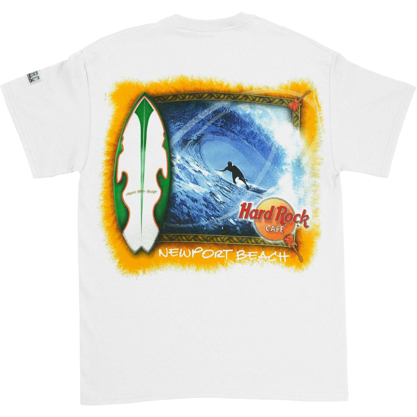 Hard Rock Cafe Newport Beach T-shirt Back