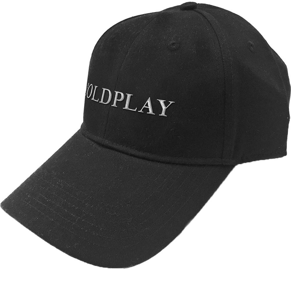 Coldplay White Logo Baseball Cap Front