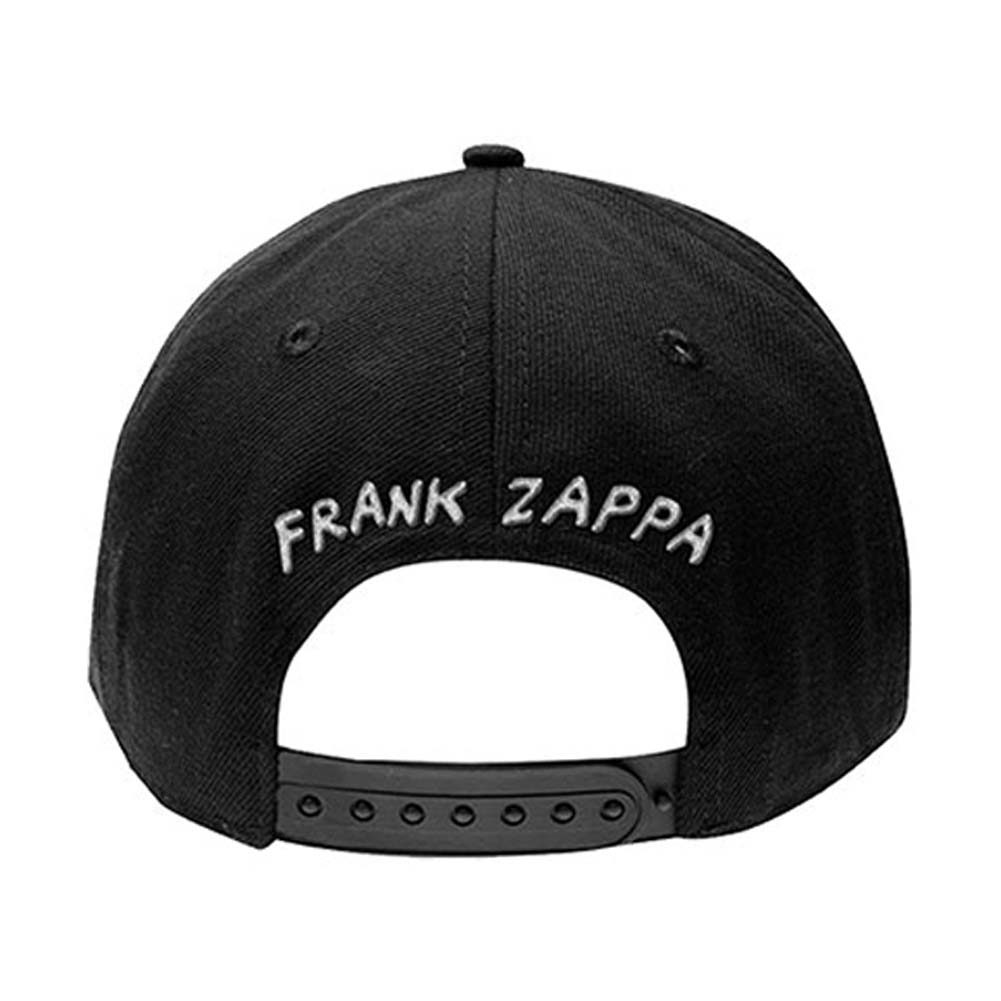 Frank Zappa White Moustache Baseball Cap Back
