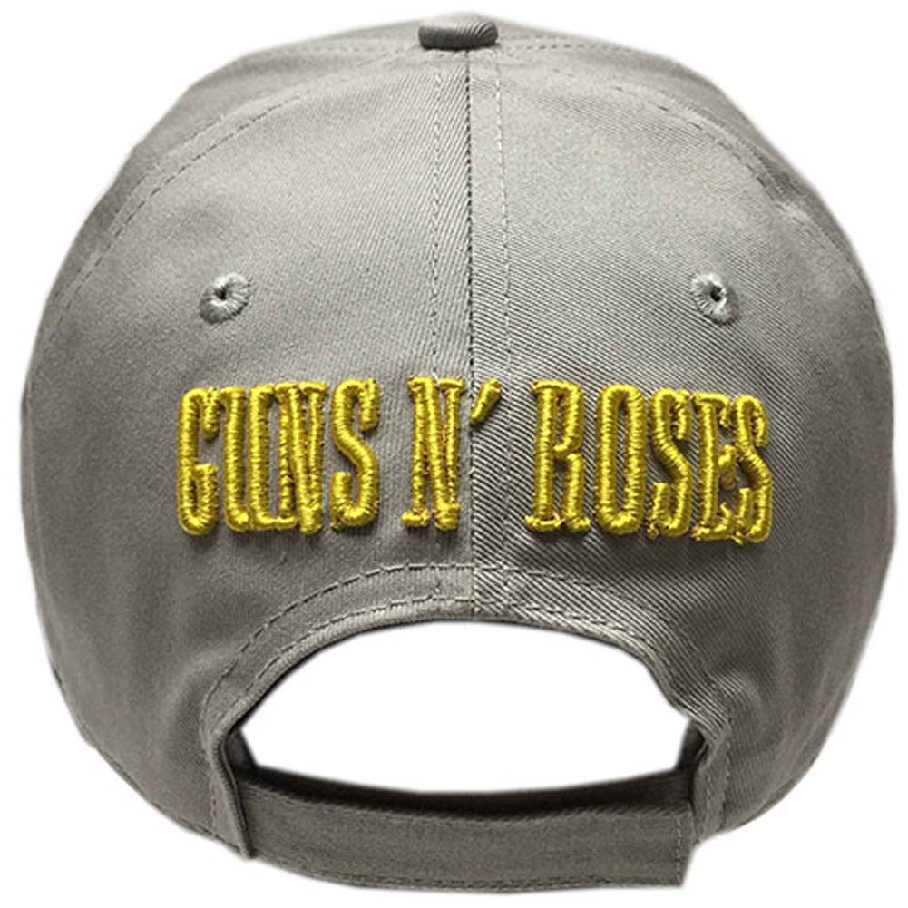 Guns N Roses Circle Logo (Grey) Baseball Cap Back