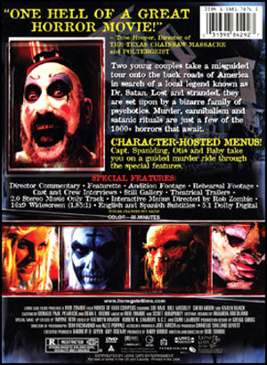 House Of 1000 Corpses DVD