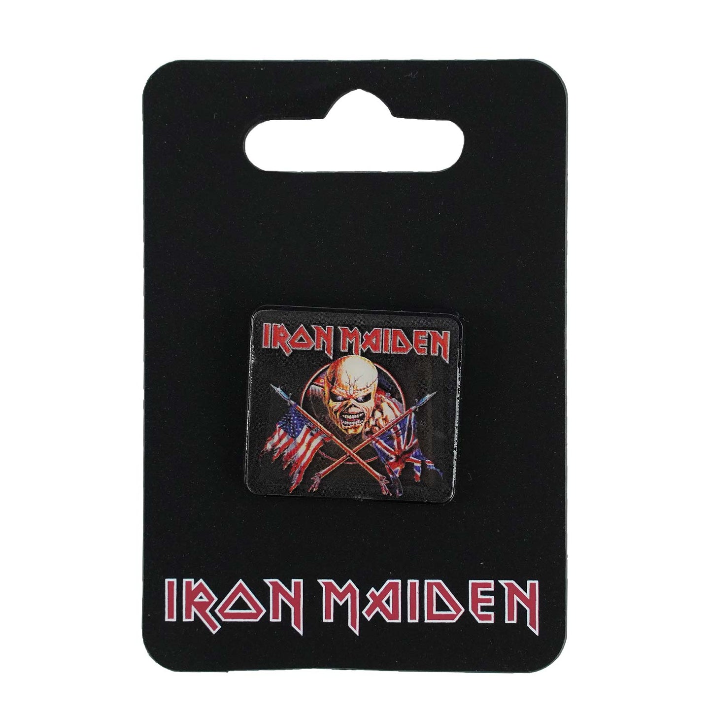 Iron Maiden Zinc Alloy Finish Pewter Pin Badge
