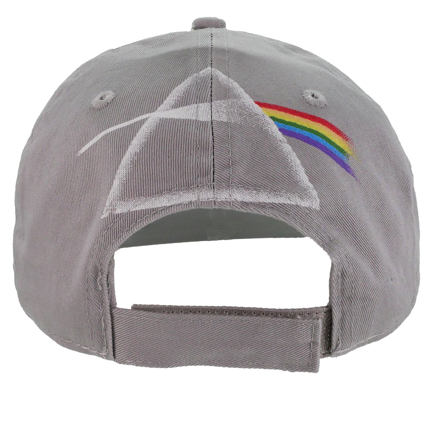 Pink Floyd Dark Side of the Moon Album Distressed (Grey) Baseball Cap Back