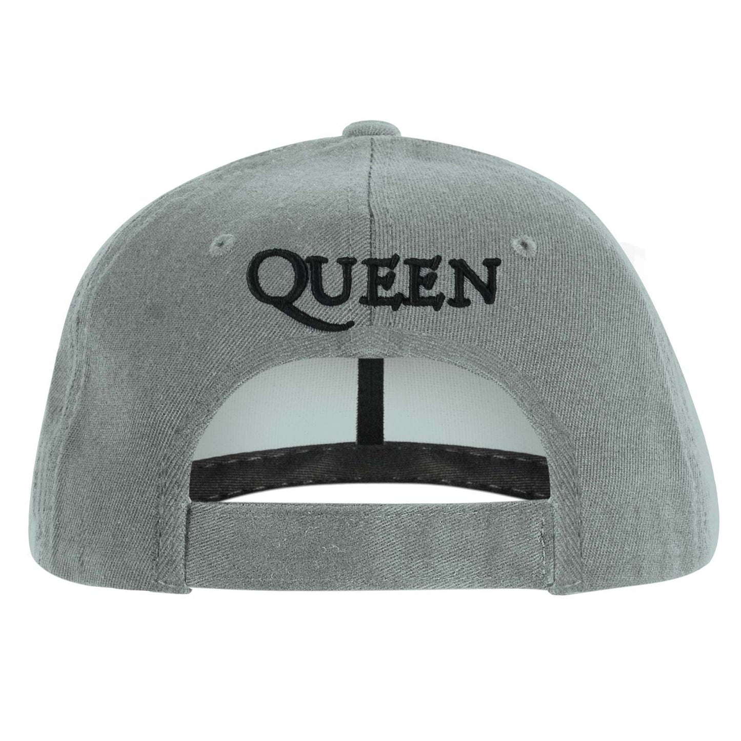 Queen Black Classic Crest Baseball Cap Back