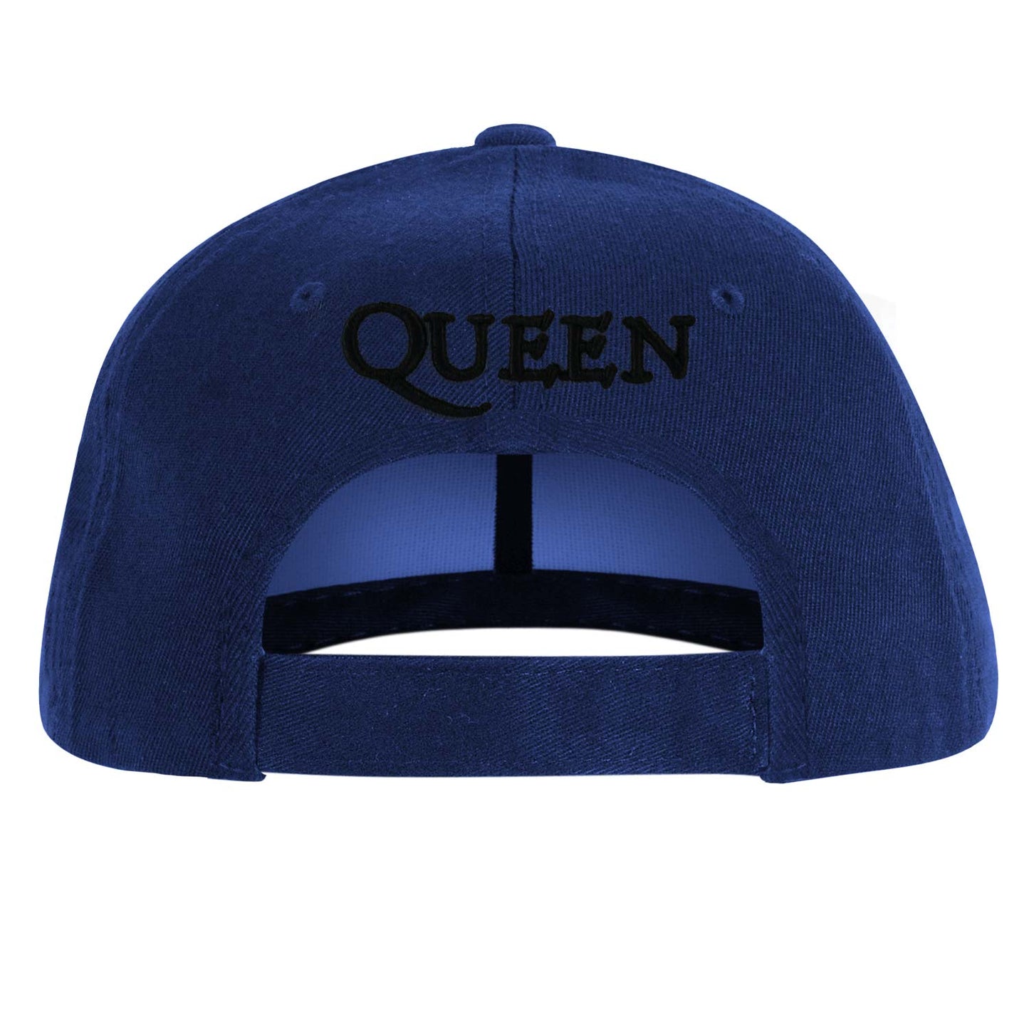 Queen Black Classic Crest Baseball Cap Back