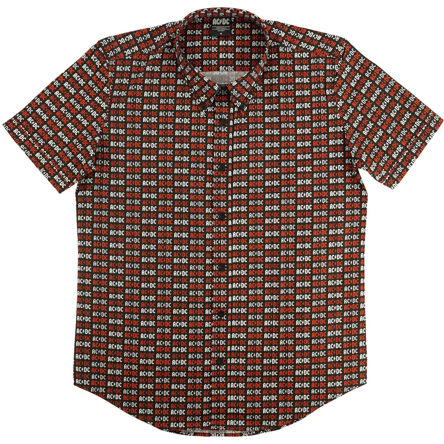 AC/DC Logo Dress Shirt Front