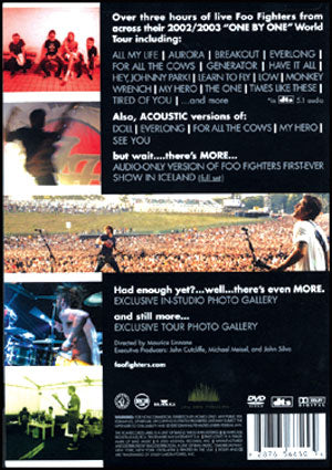 Foo Fighters DVD Back