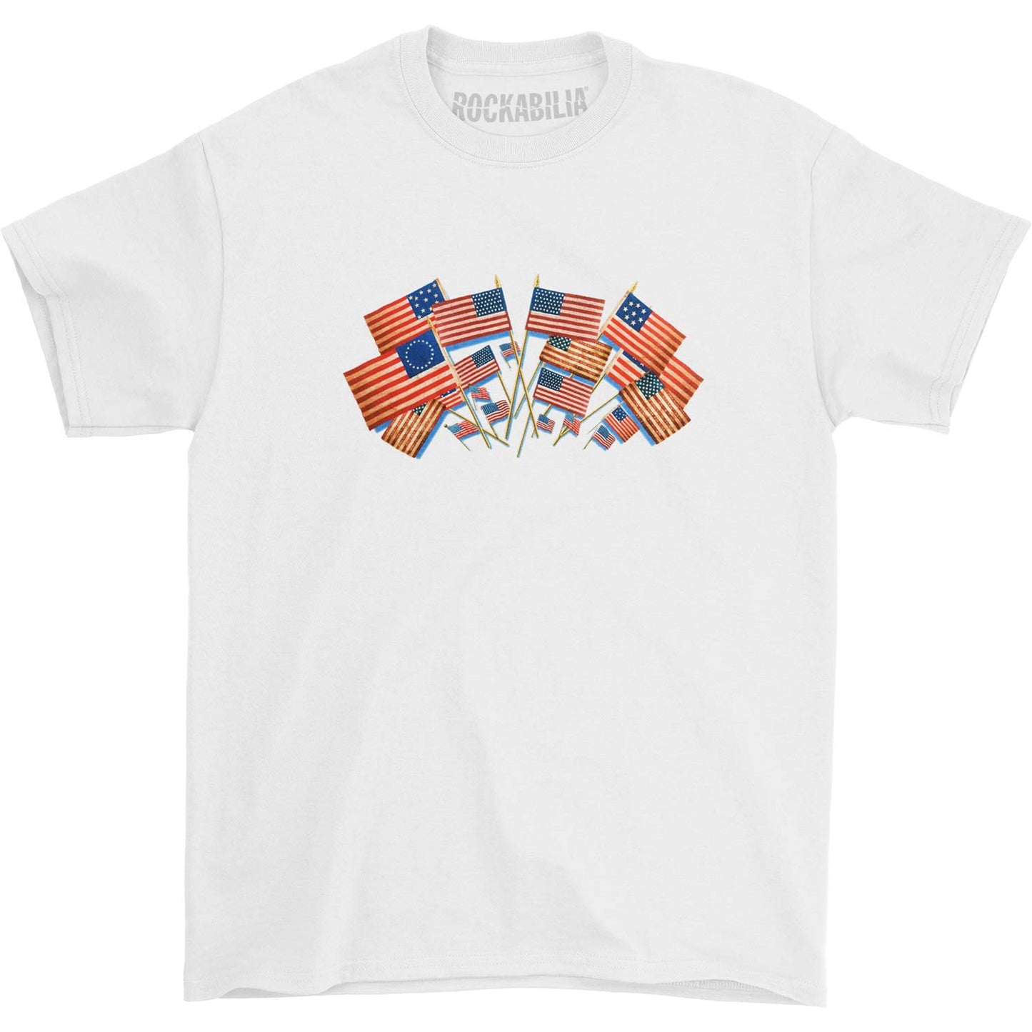 Novelty American Flags T-shirt Front