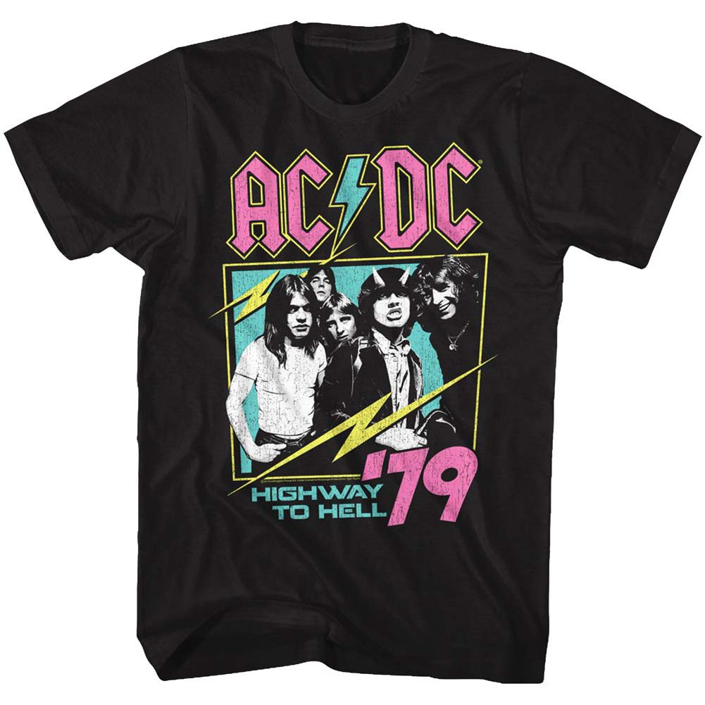AC/DC Neon Highway T-shirt Front