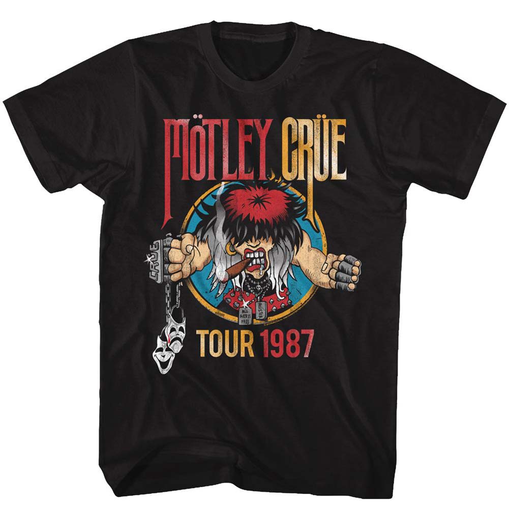 Motley Crue Tour1987 T-shirt Front