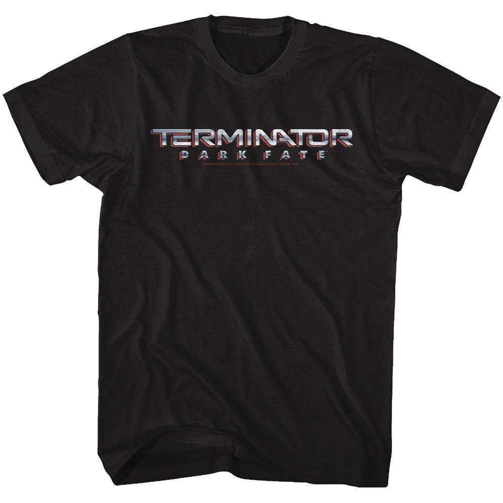 Terminator Dark Fate Chrome Logo T-shirt Front